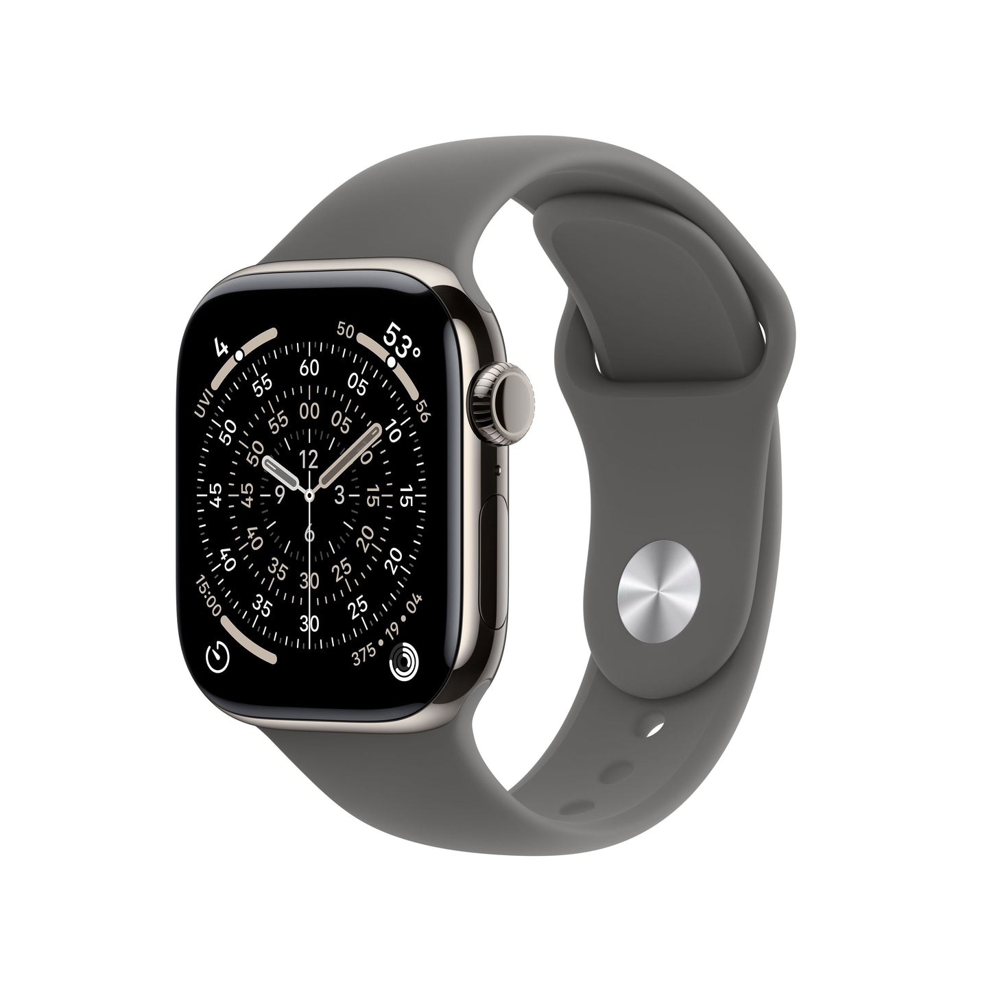 Apple_Watch_Series_11_42mm_LTE_Natural_Titanium_Sport_Band_Stone_Gray_PDP_Image_Position_1__en-US