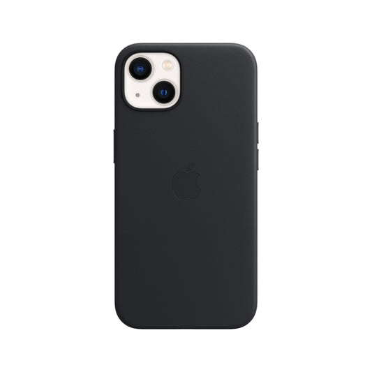 Funda de piel con MagSafe para iPhone 13 - Medianoche