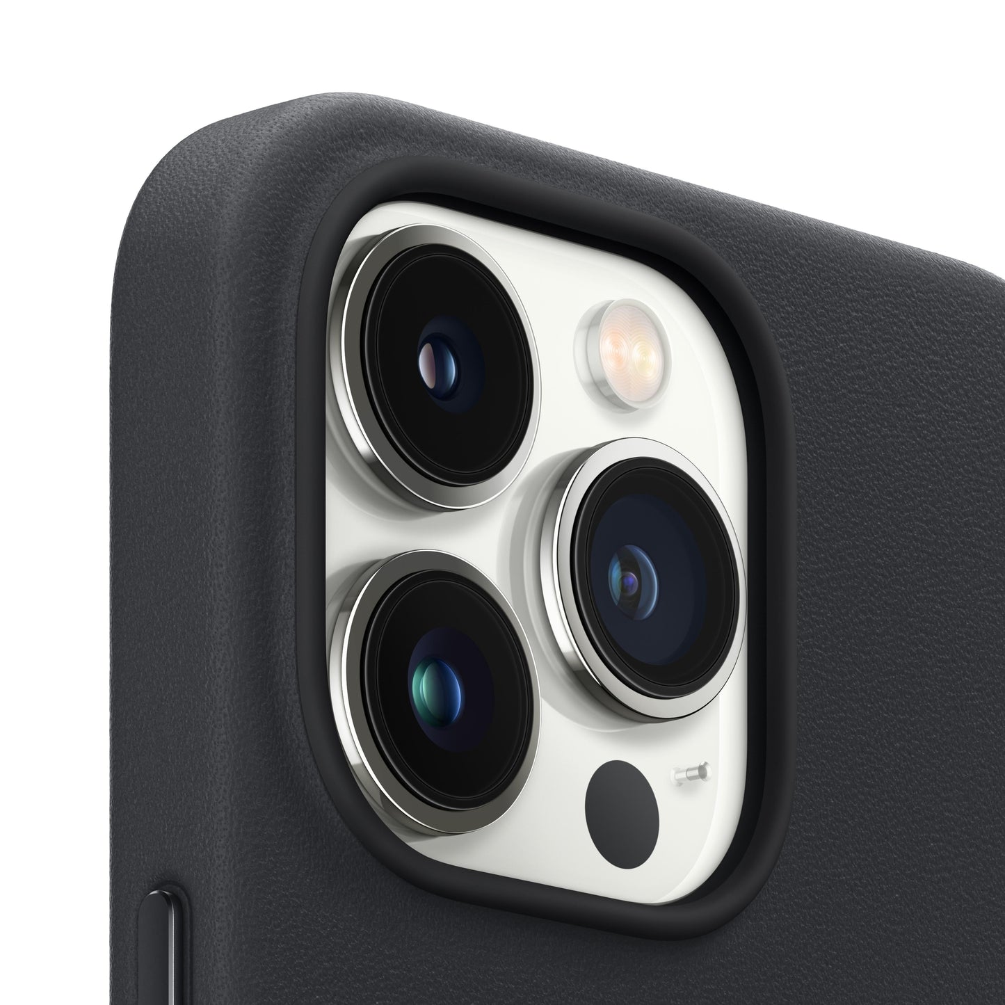 Funda de piel con MagSafe para iPhone 13 Pro Max - Medianoche