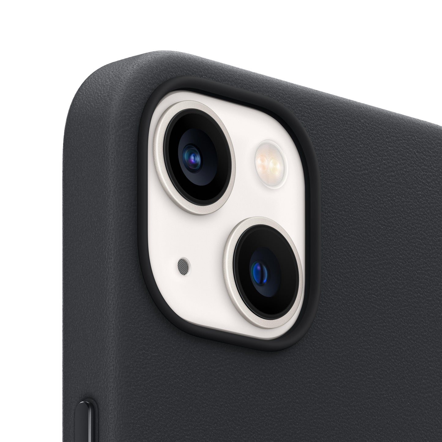 Funda de piel con MagSafe para iPhone 13 mini - Medianoche