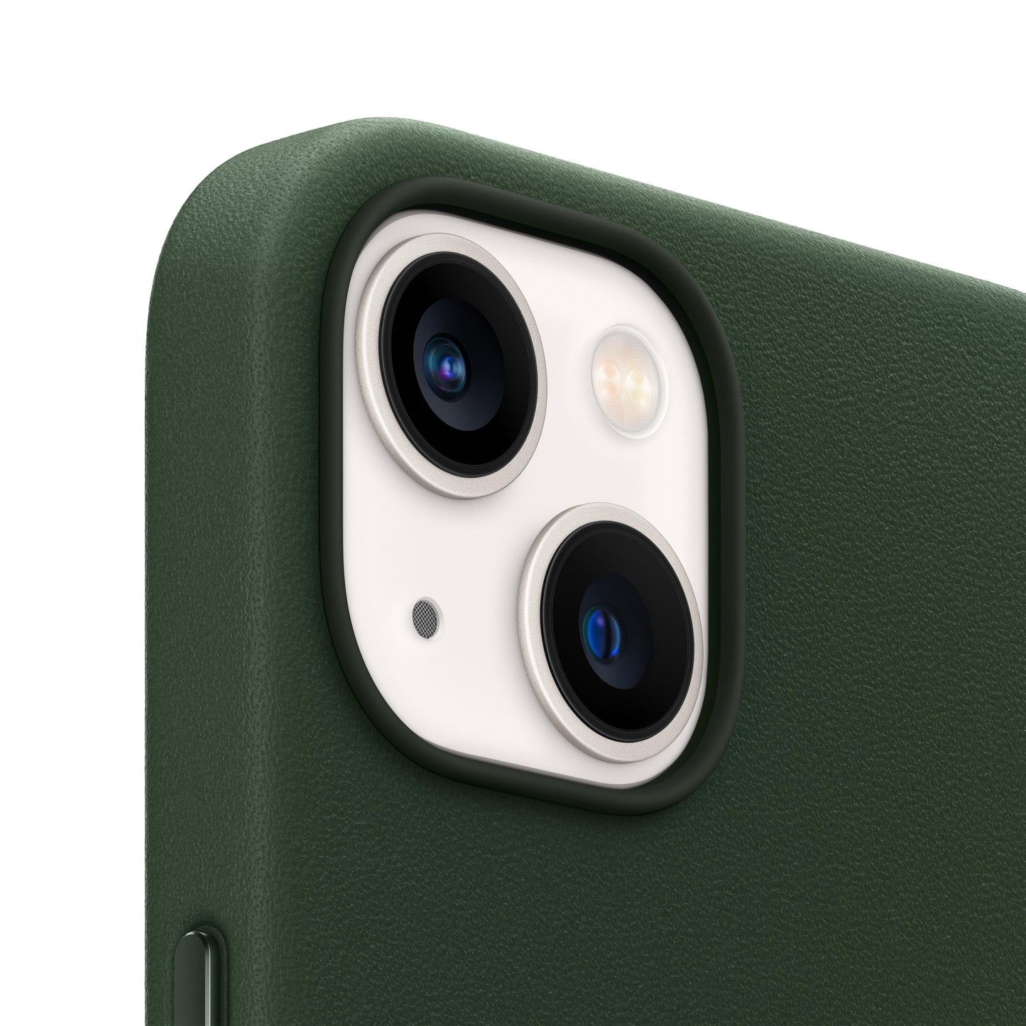 Funda de piel con MagSafe para iPhone 13 - Verde sequoia