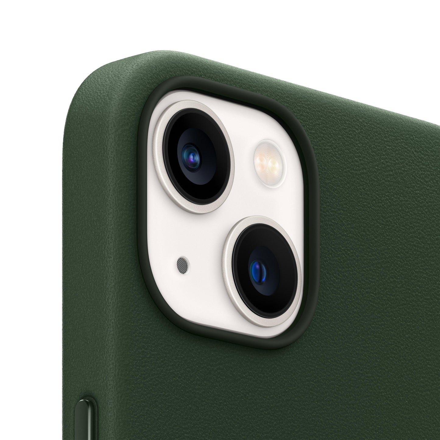 Funda de Cuero con MagSafe para el iPhone 13 mini - Verde Secuoya
