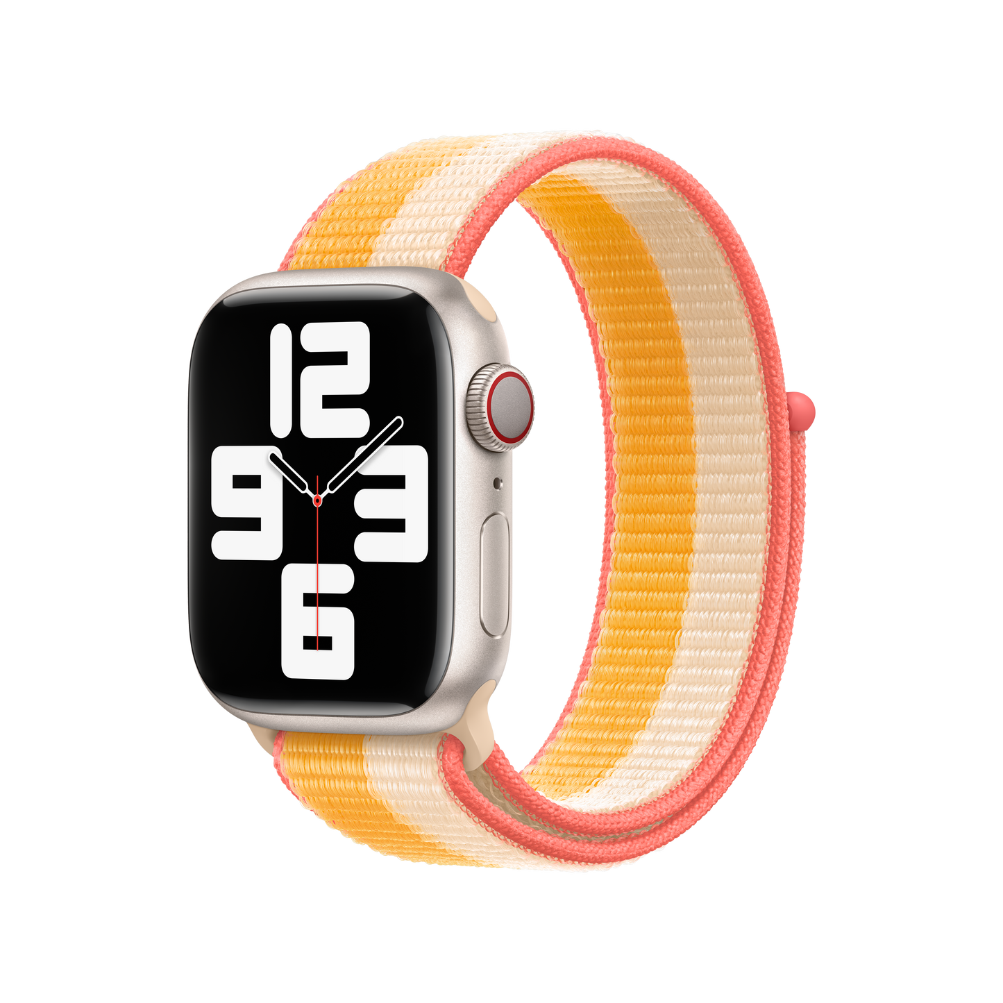 Correa deportiva de 41 mm color maíz/blanco