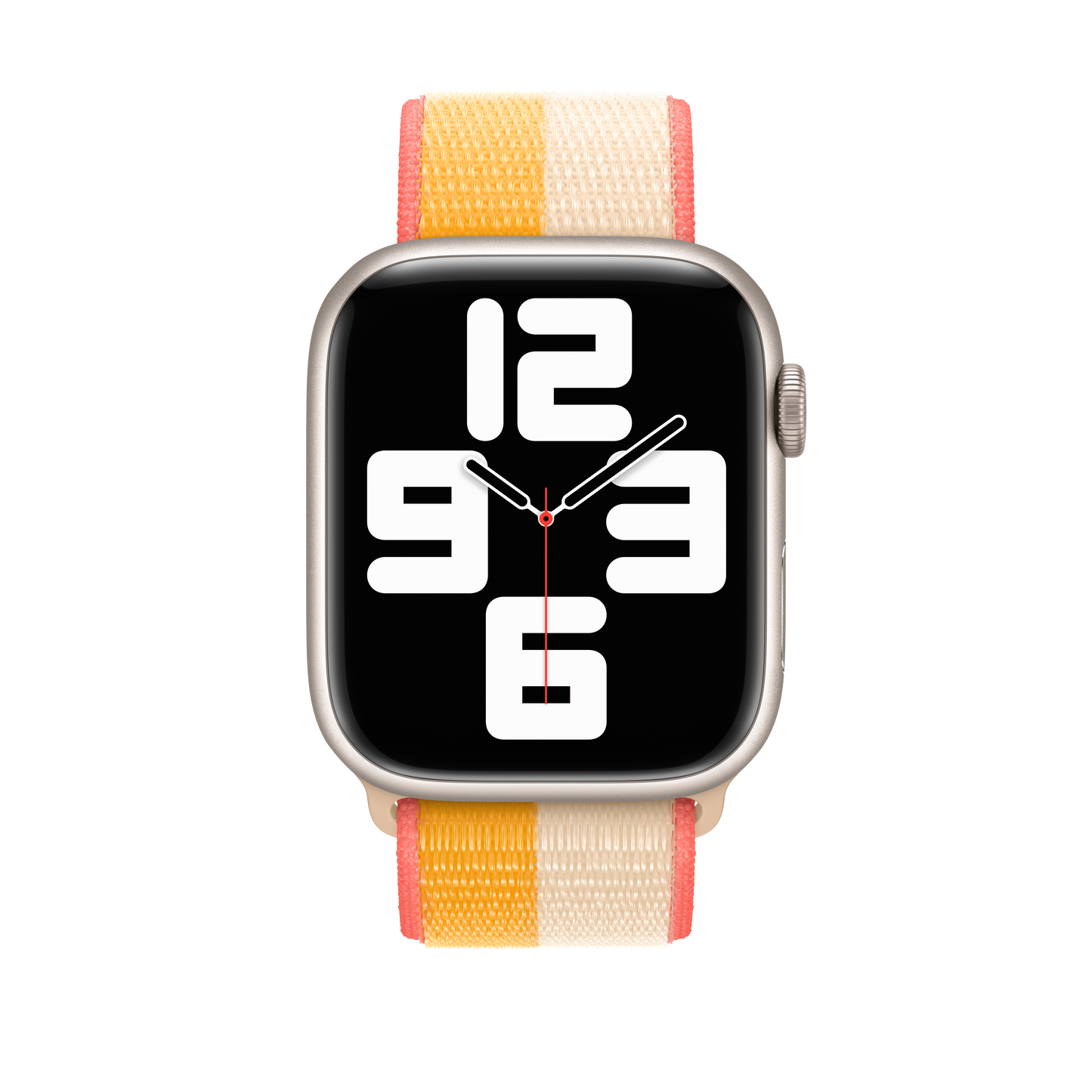 Correa deportiva de 41 mm color maíz/blanco