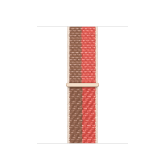 Correa deportiva Loop rosa pomelo/bronceado de 41 mm
