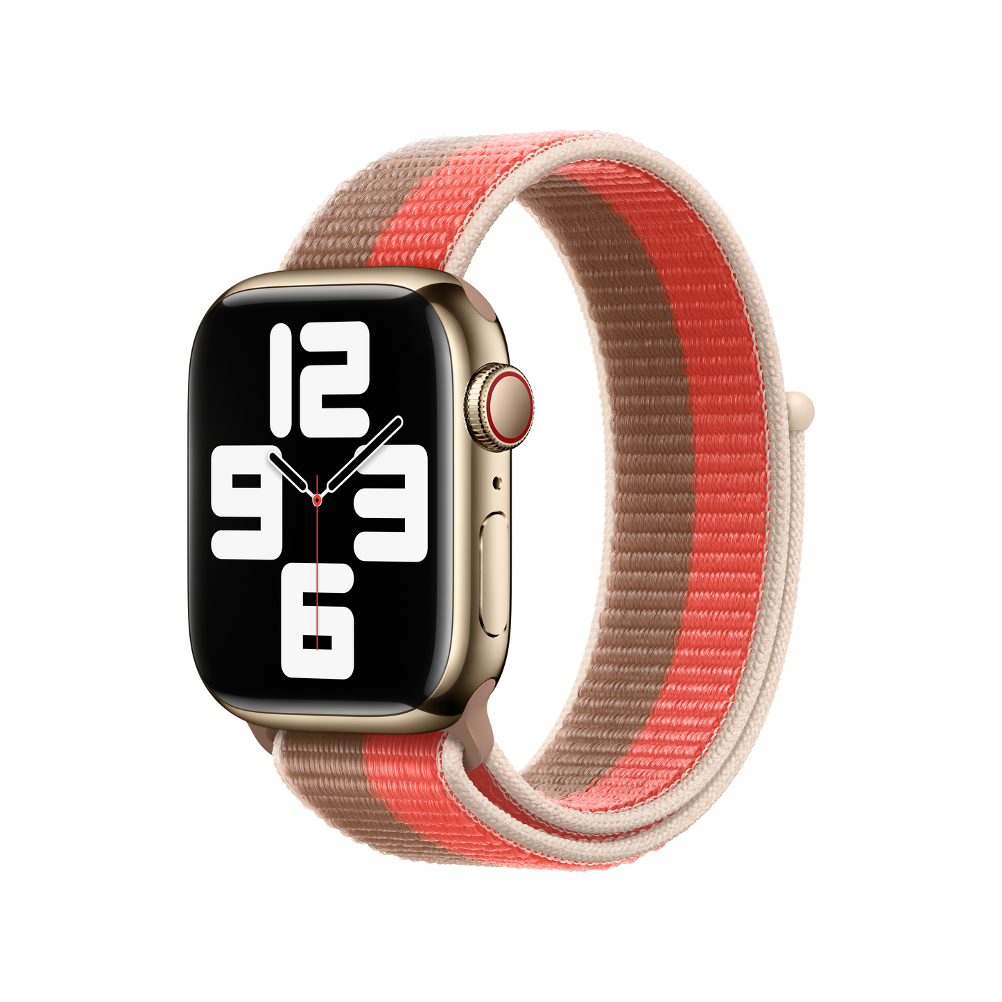Correa deportiva Loop rosa pomelo/bronceado de 41 mm