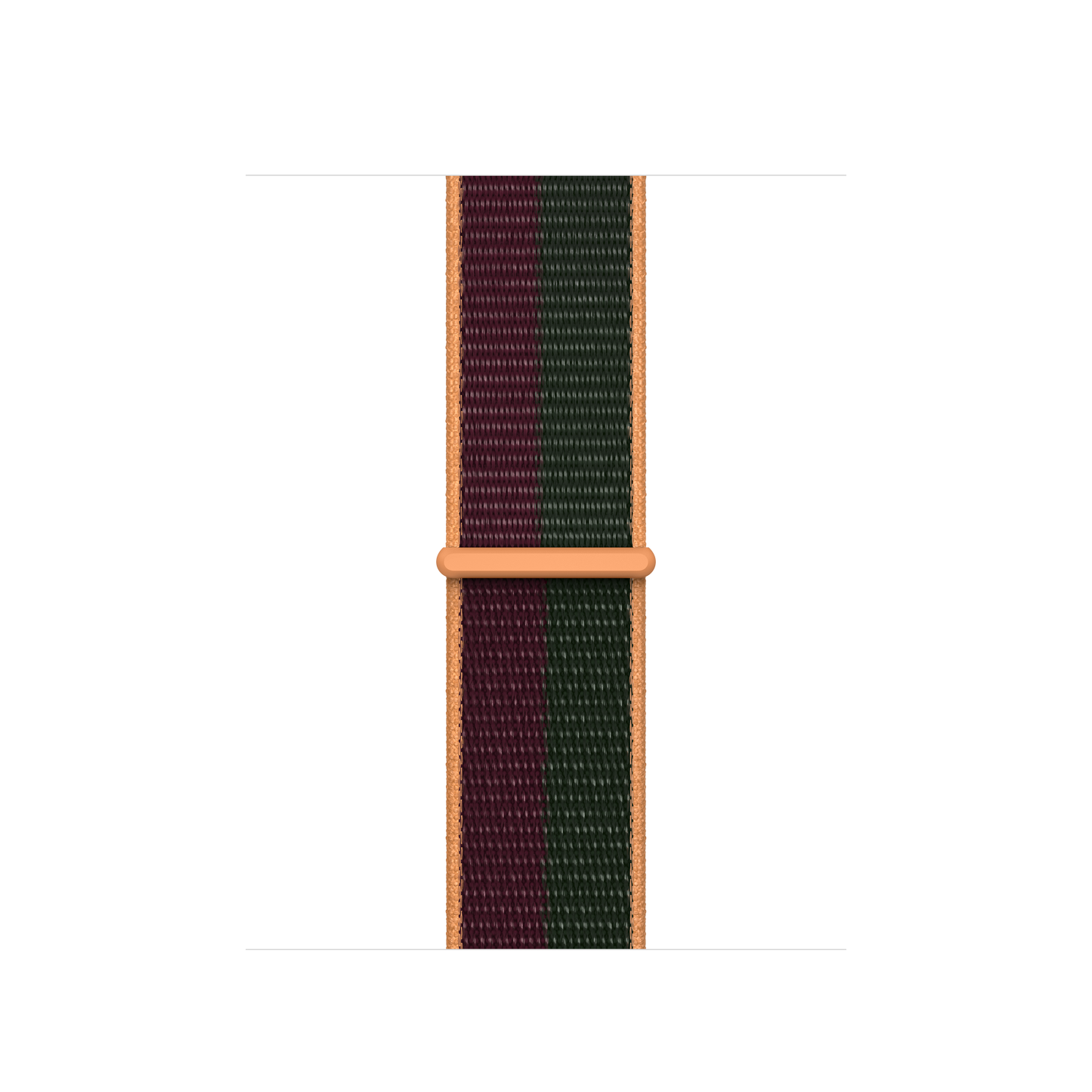 Correa deportiva Loop de 41 mm color cereza oscuro/verde bosque