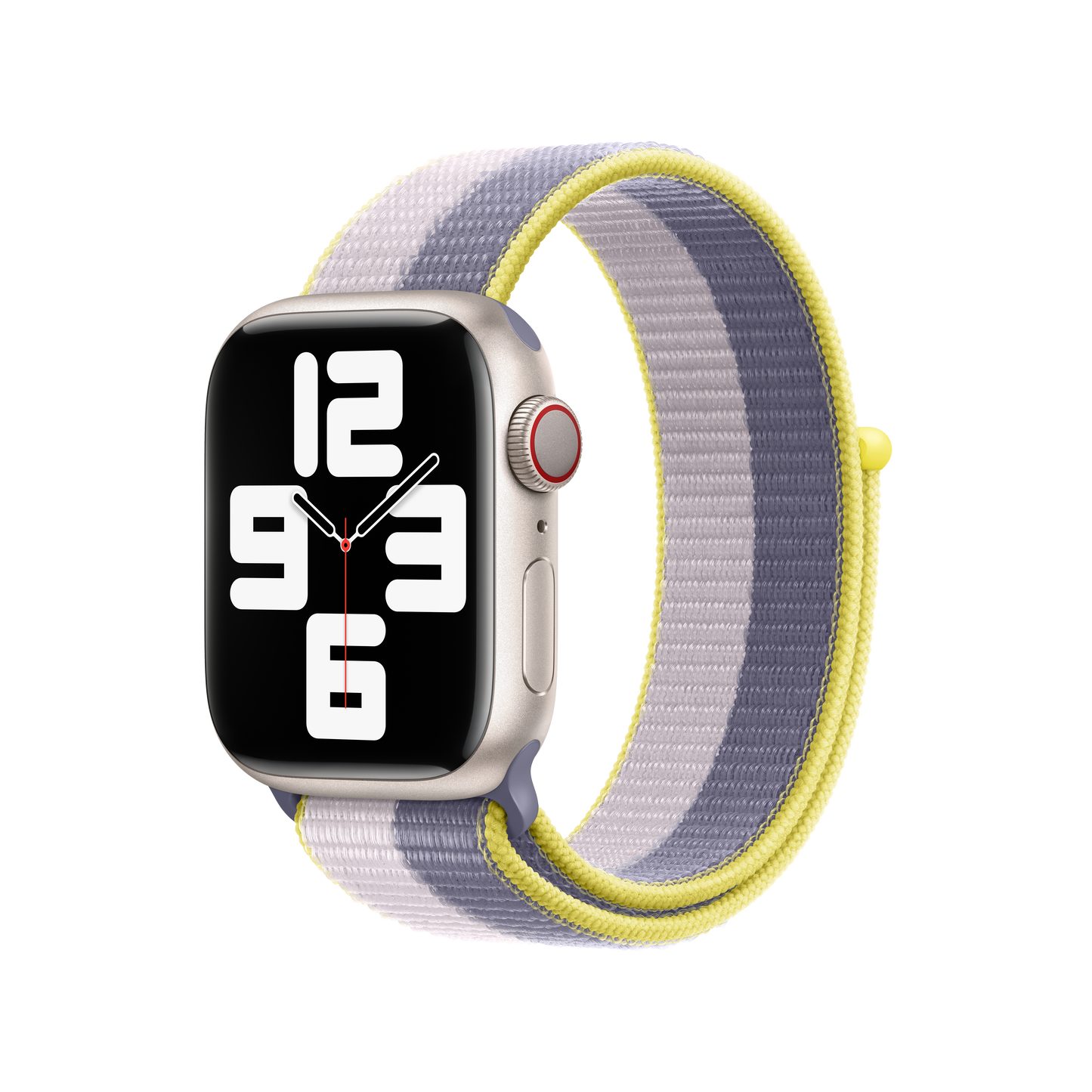 Correa deportiva Loop de 41 mm en gris lavanda/lila claro