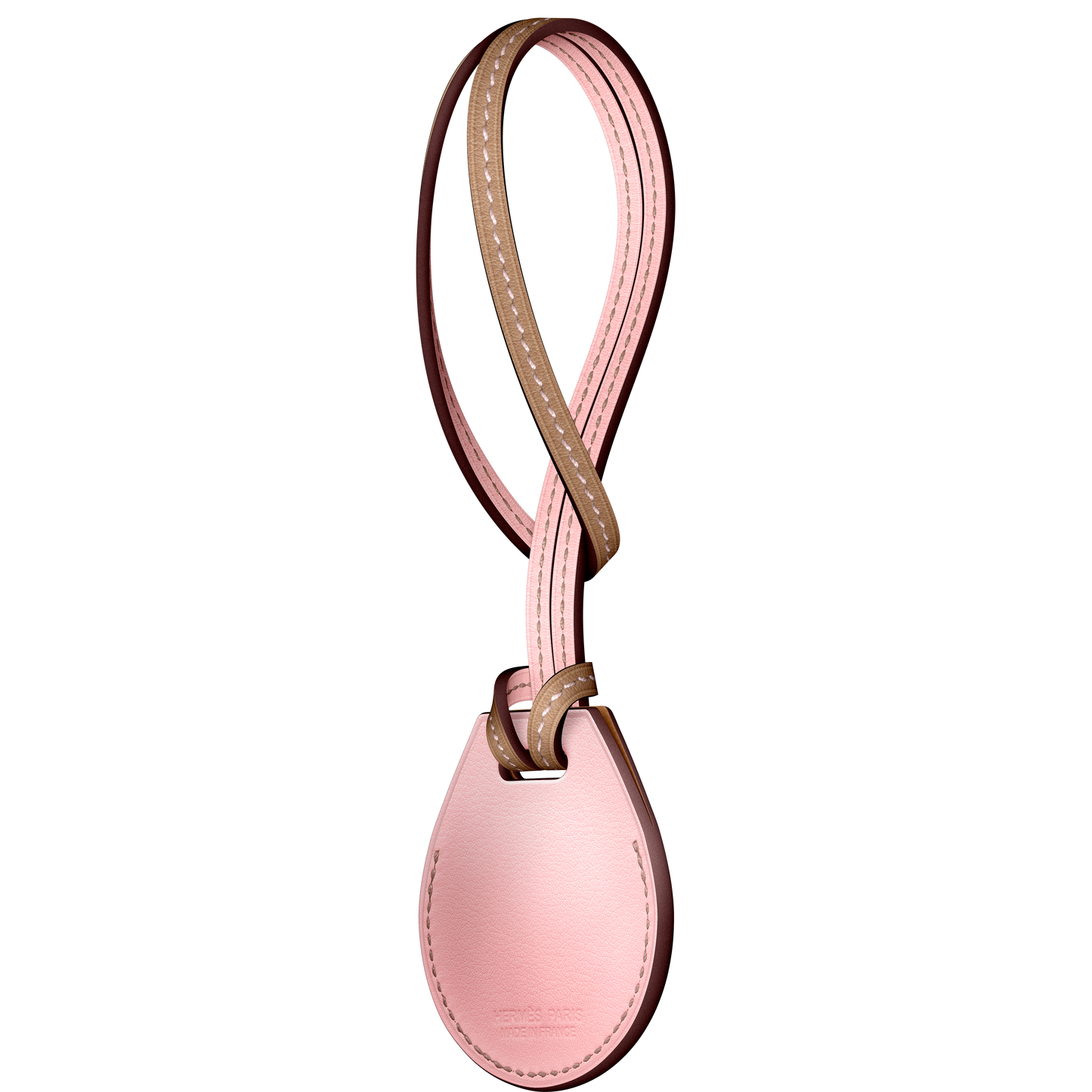 Charm para bolso AirTag Hermès - Sakura rosa
