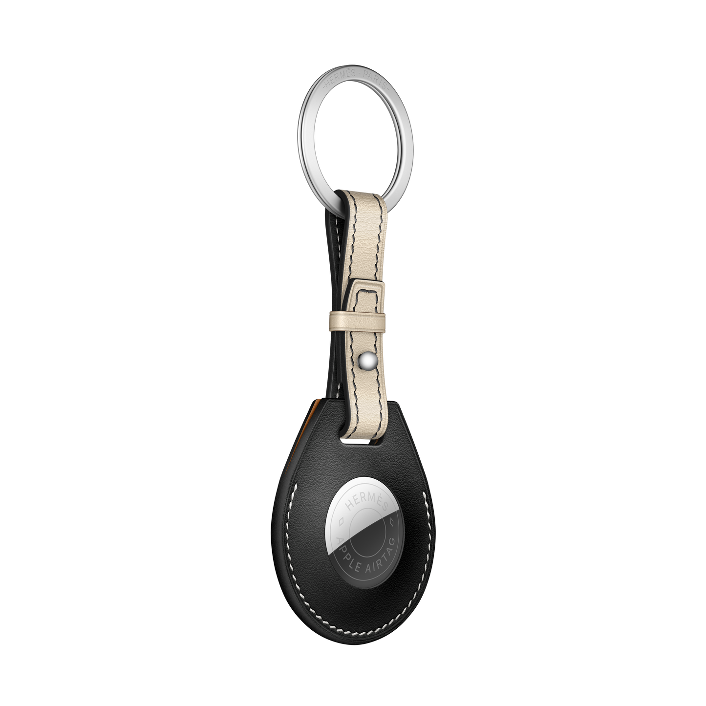 Llavero AirTag Hermès - Negro
