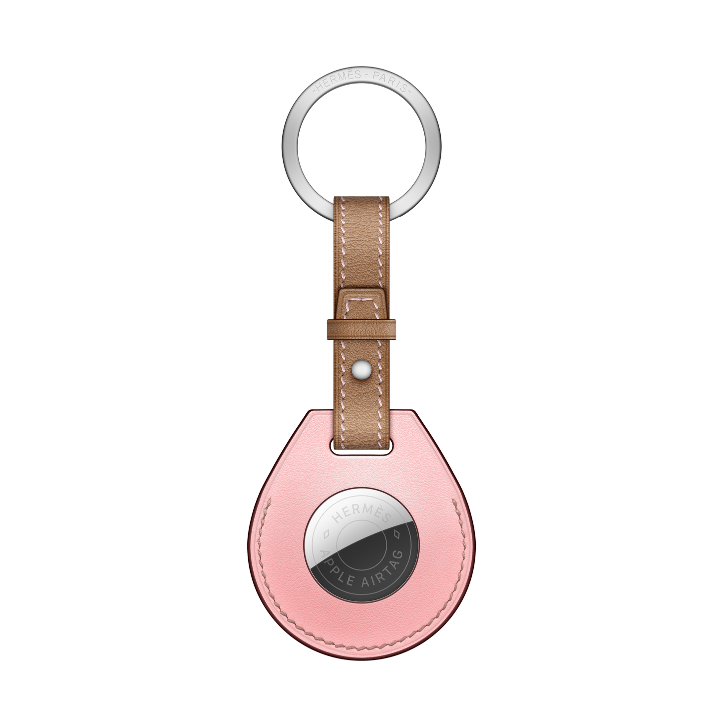 Llavero AirTag Hermès - Rosa Sakura
