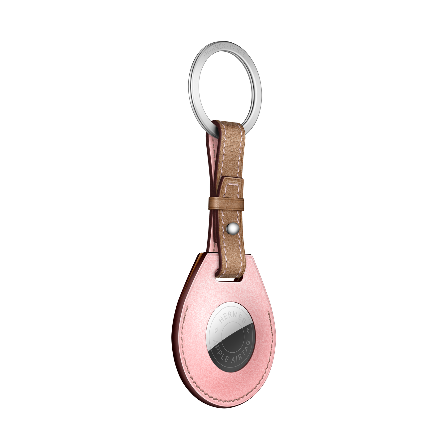 Llavero AirTag Hermès - Rosa Sakura
