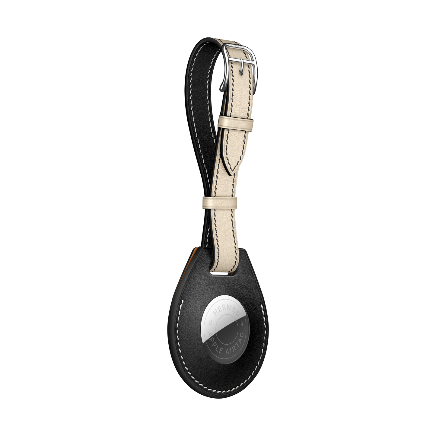 Etiqueta de equipaje AirTag Hermès - Negro