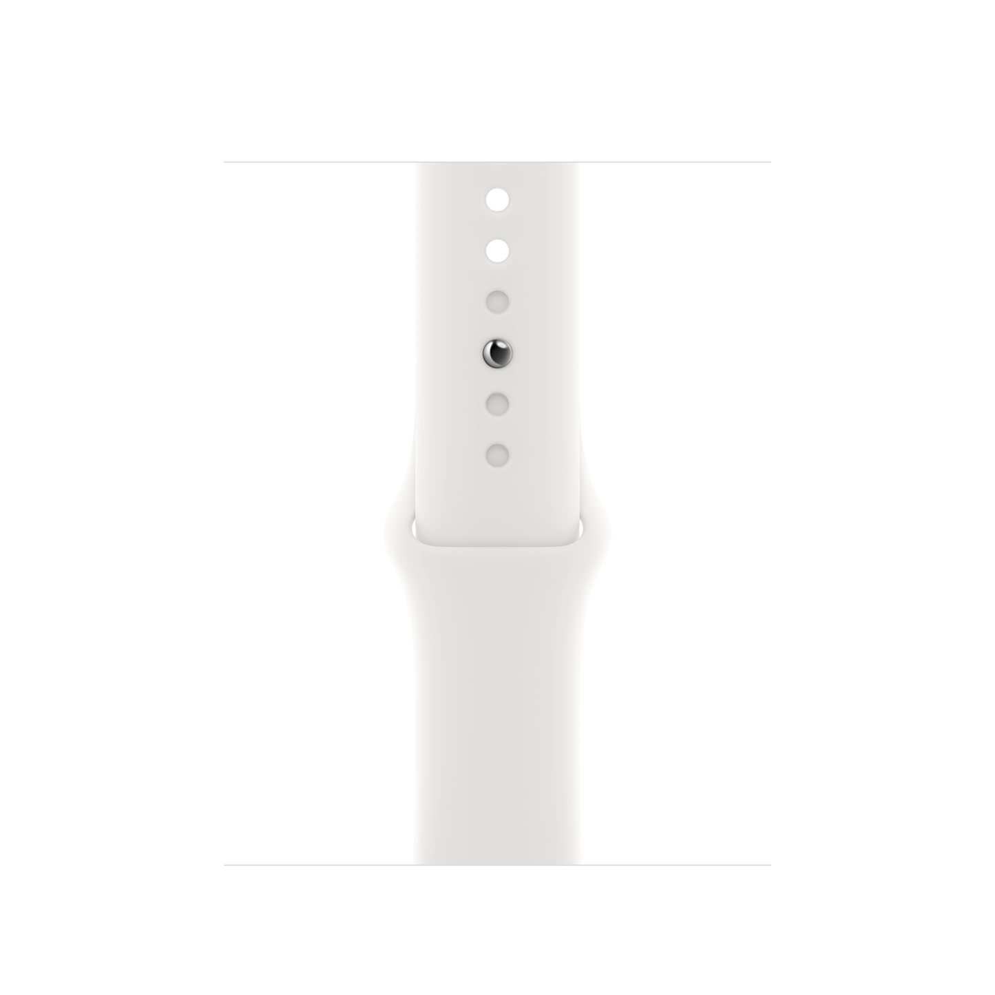 Correa deportiva blanca de 41 mm - S/M