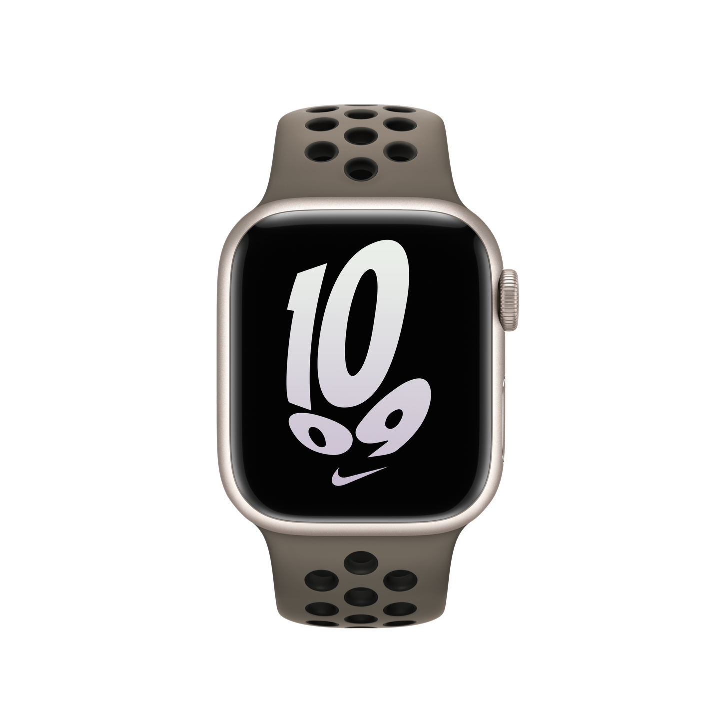 41mm Olive Gray/Black Nike Sport Band - S/M