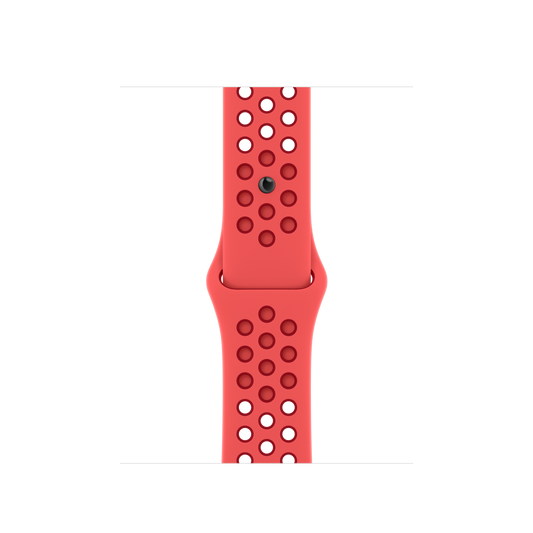Correa deportiva Nike de 41 mm en color carmesí brillante/rojo gimnasio - M/L