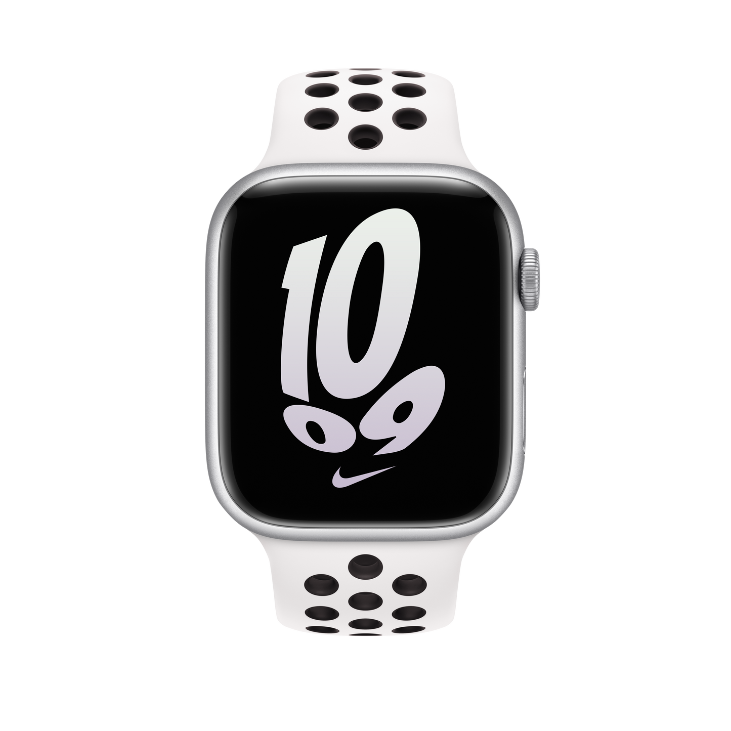 45mm Summit White/Black Nike Sport Band - M/L