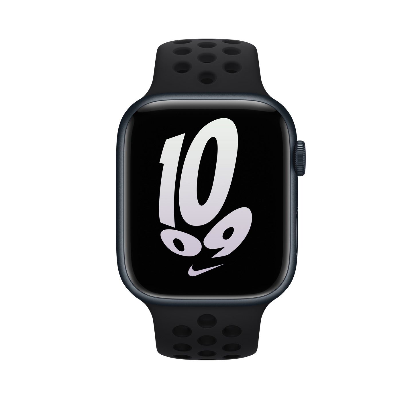 45mm Black/Black Nike Sport Band - S/M
