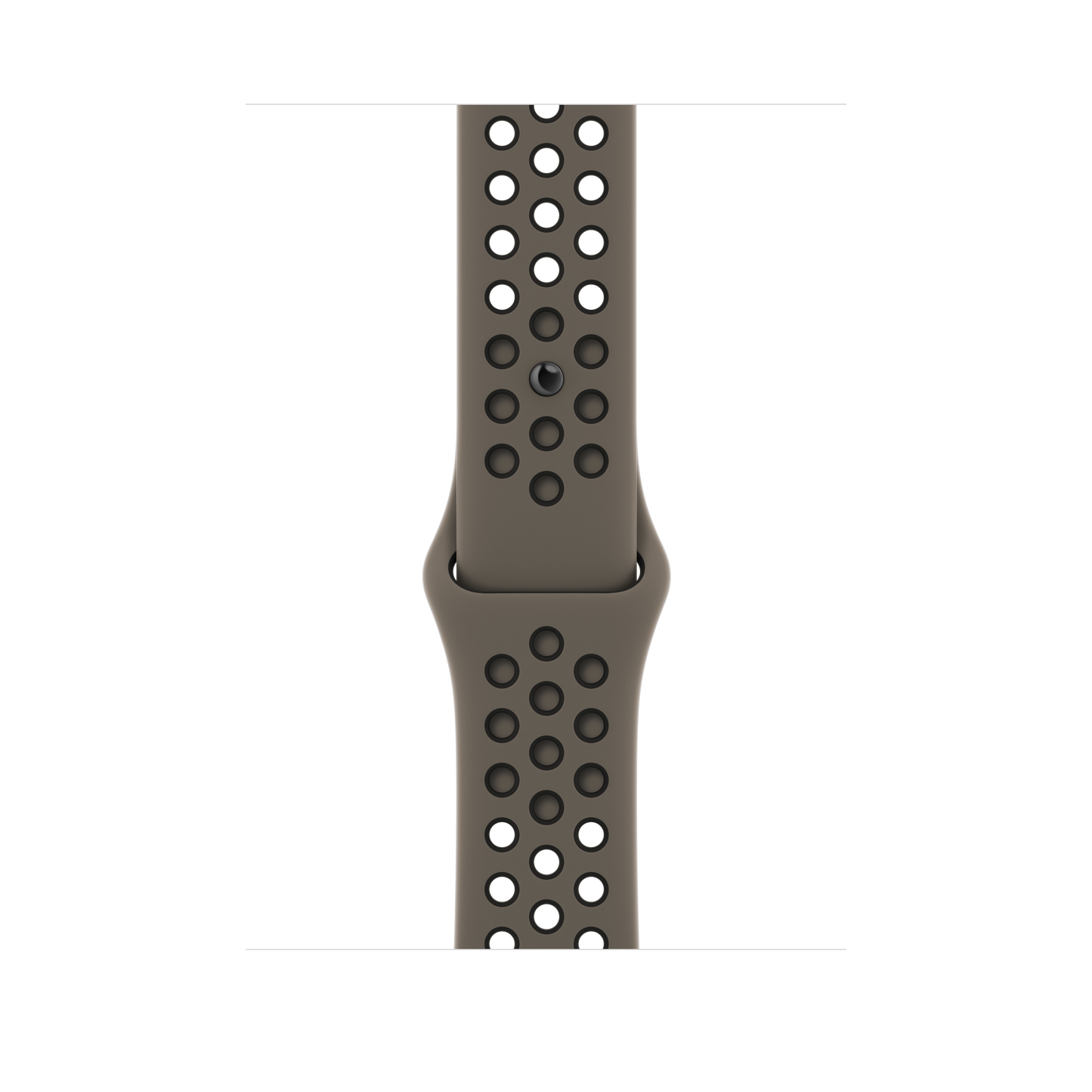45mm Olive Gray/Black Nike Sport Band - S/M