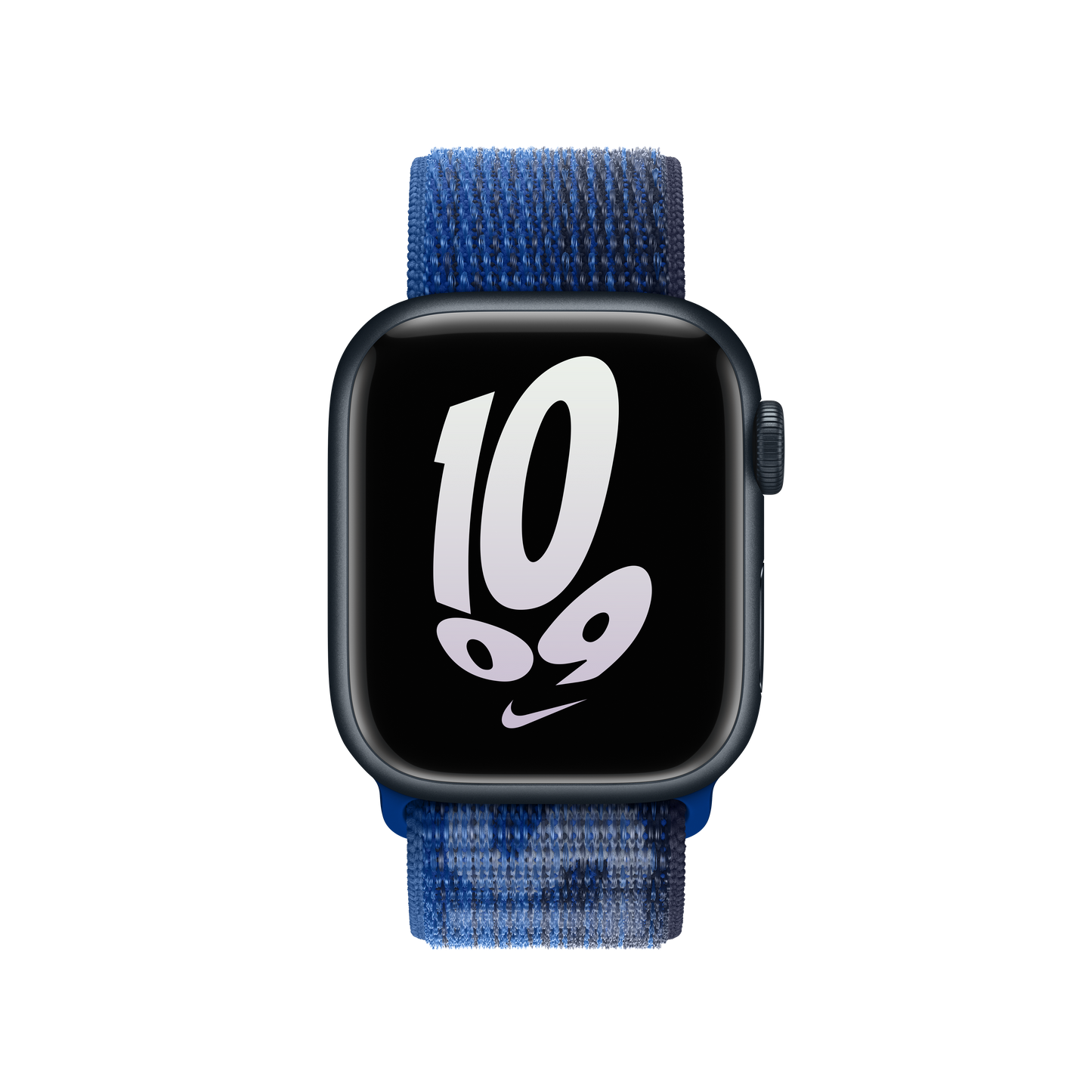 Correa deportiva Nike Loop de 41 mm color azul marino/azul marino medianoche