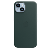 Funda de piel con MagSafe para iPhone 14 - Verde bosque