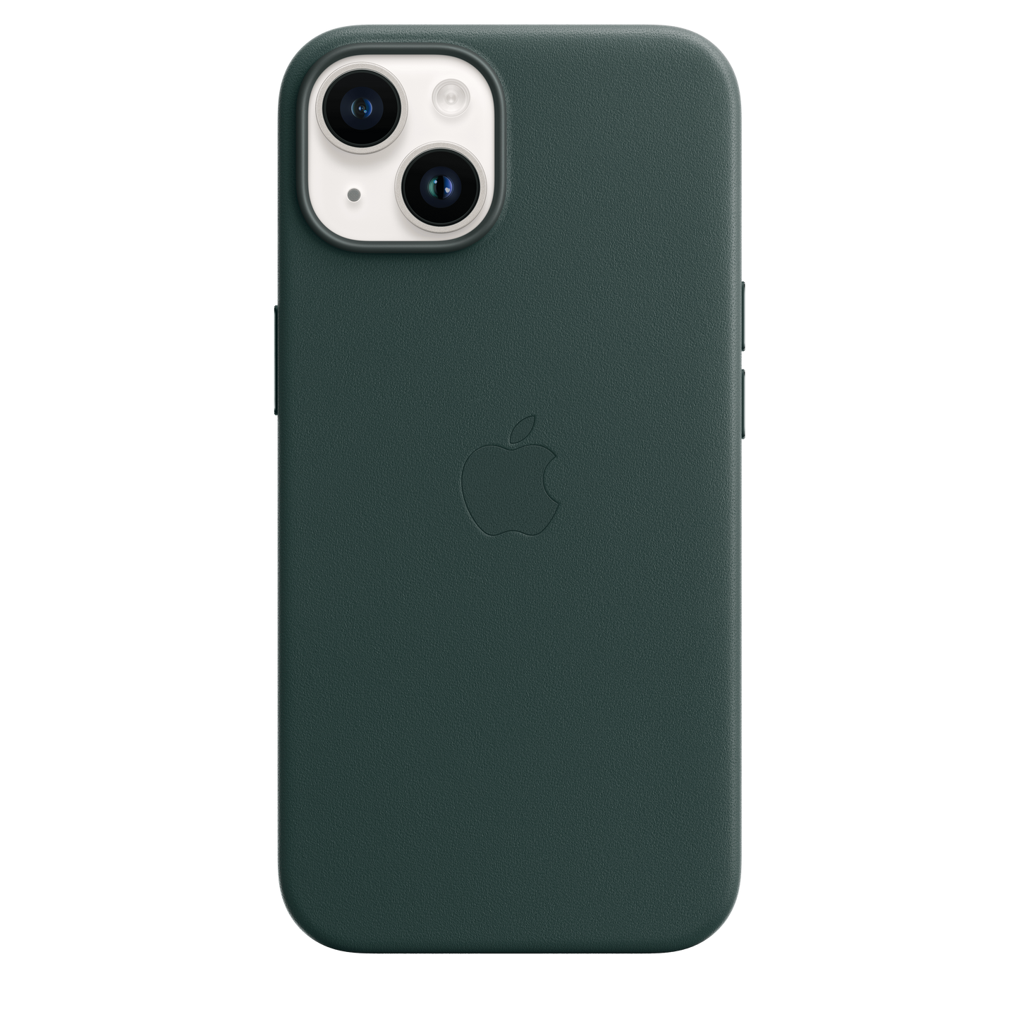 Funda de piel con MagSafe para iPhone 14 - Verde bosque