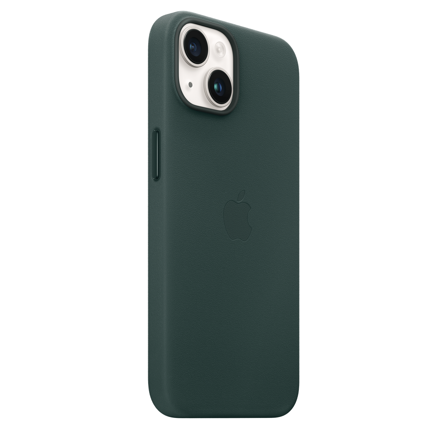 Funda de piel con MagSafe para iPhone 14 - Verde bosque