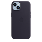 Funda de piel con MagSafe para iPhone 14 - Tinta