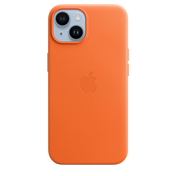 Funda de piel con MagSafe para iPhone 14 - Naranja