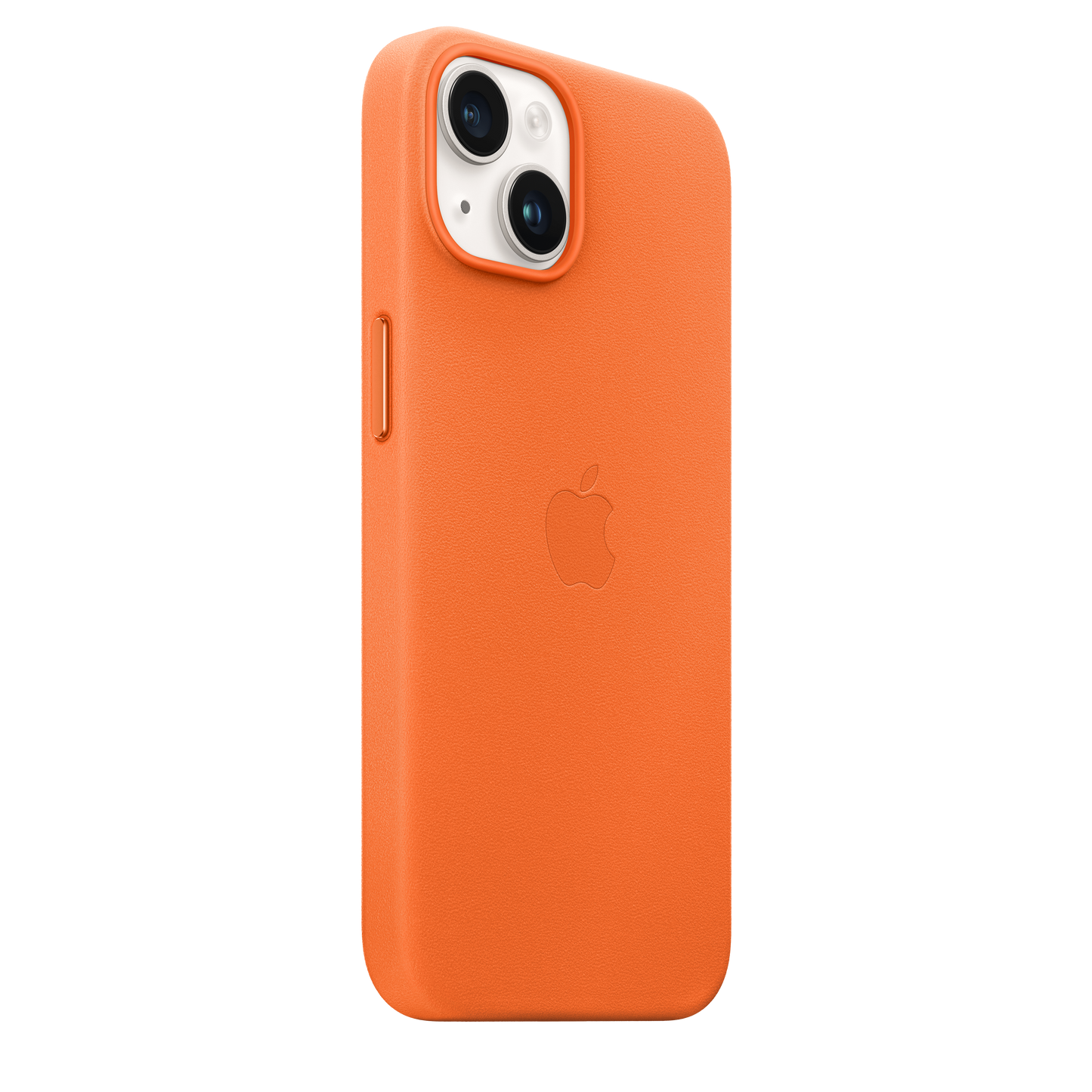 Funda de piel con MagSafe para iPhone 14 - Naranja