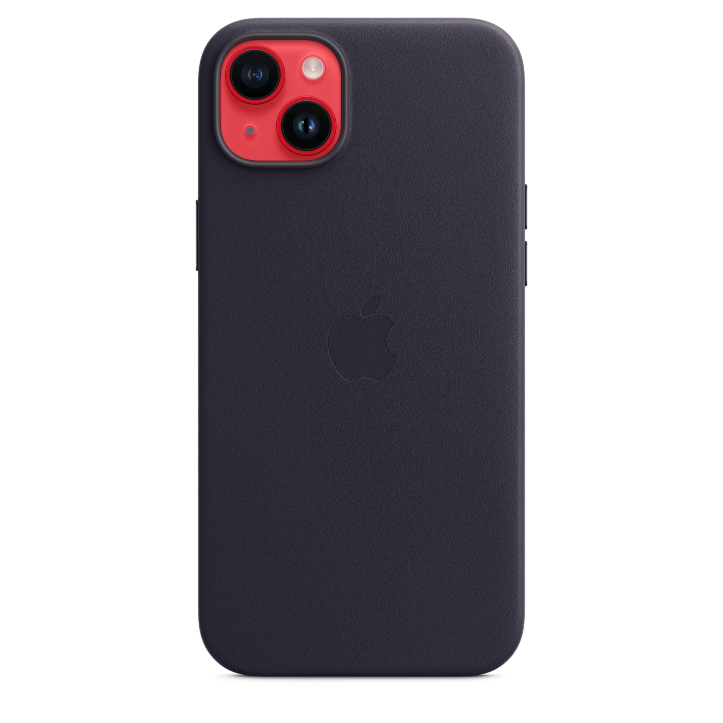 Funda de piel con MagSafe para iPhone 14 Plus - Medianoche