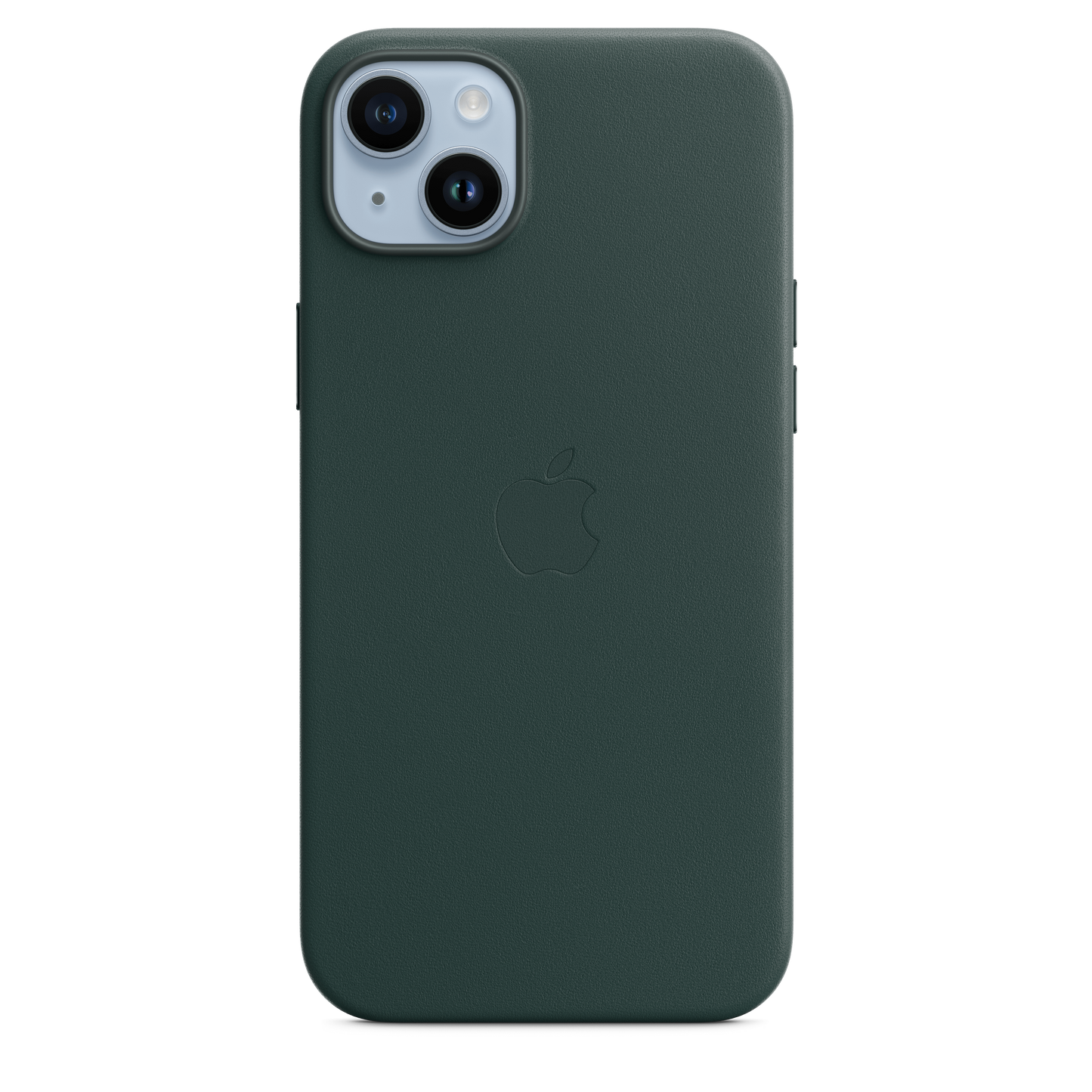 Funda de piel con MagSafe para iPhone 14 Plus - Verde bosque