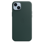 Funda de piel con MagSafe para iPhone 14 Plus - Verde bosque