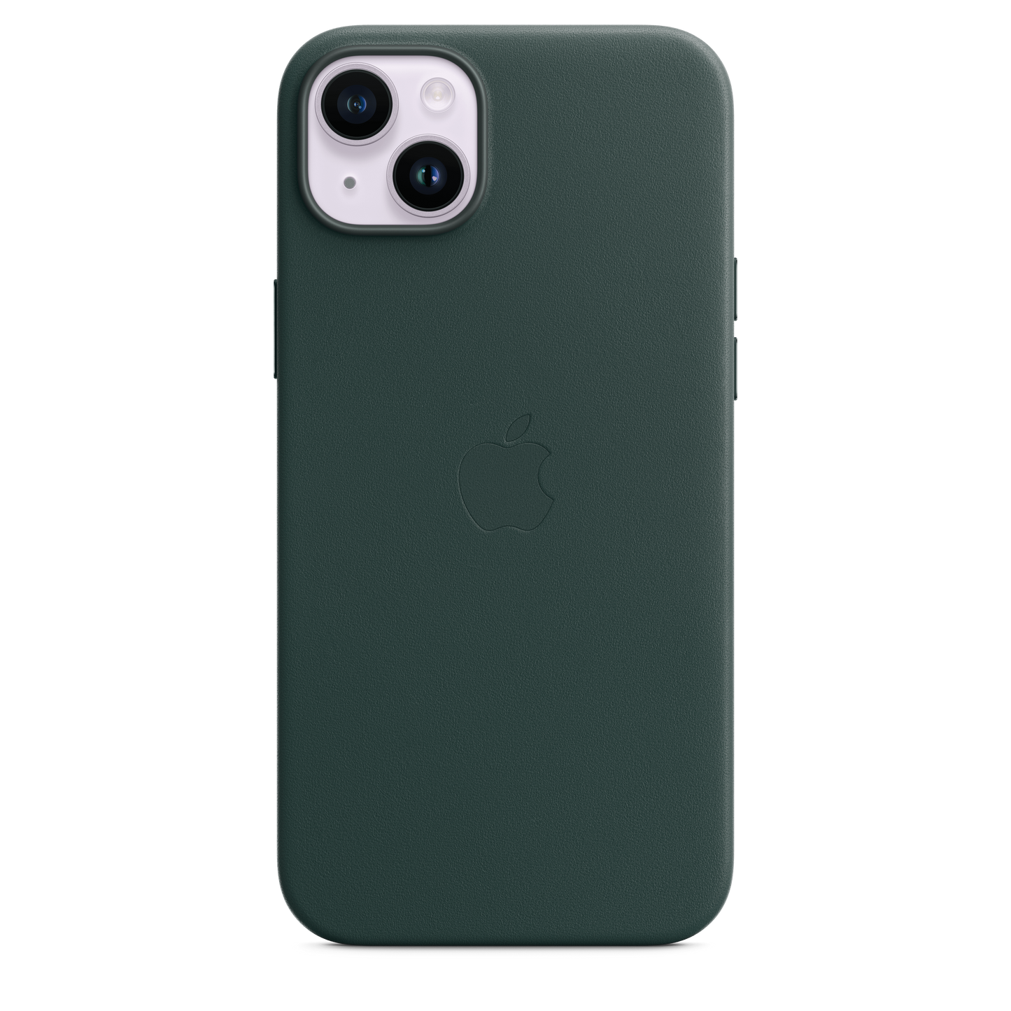 Funda de piel con MagSafe para iPhone 14 Plus - Verde bosque