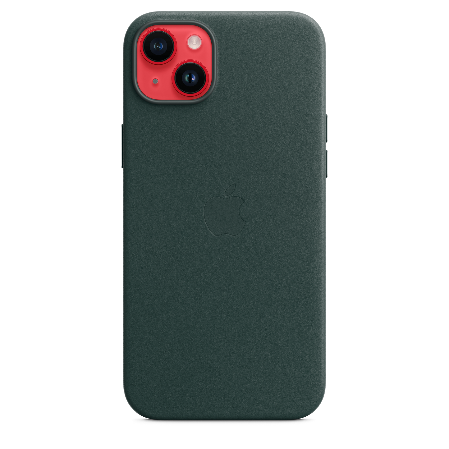 Funda de piel con MagSafe para iPhone 14 Plus - Verde bosque