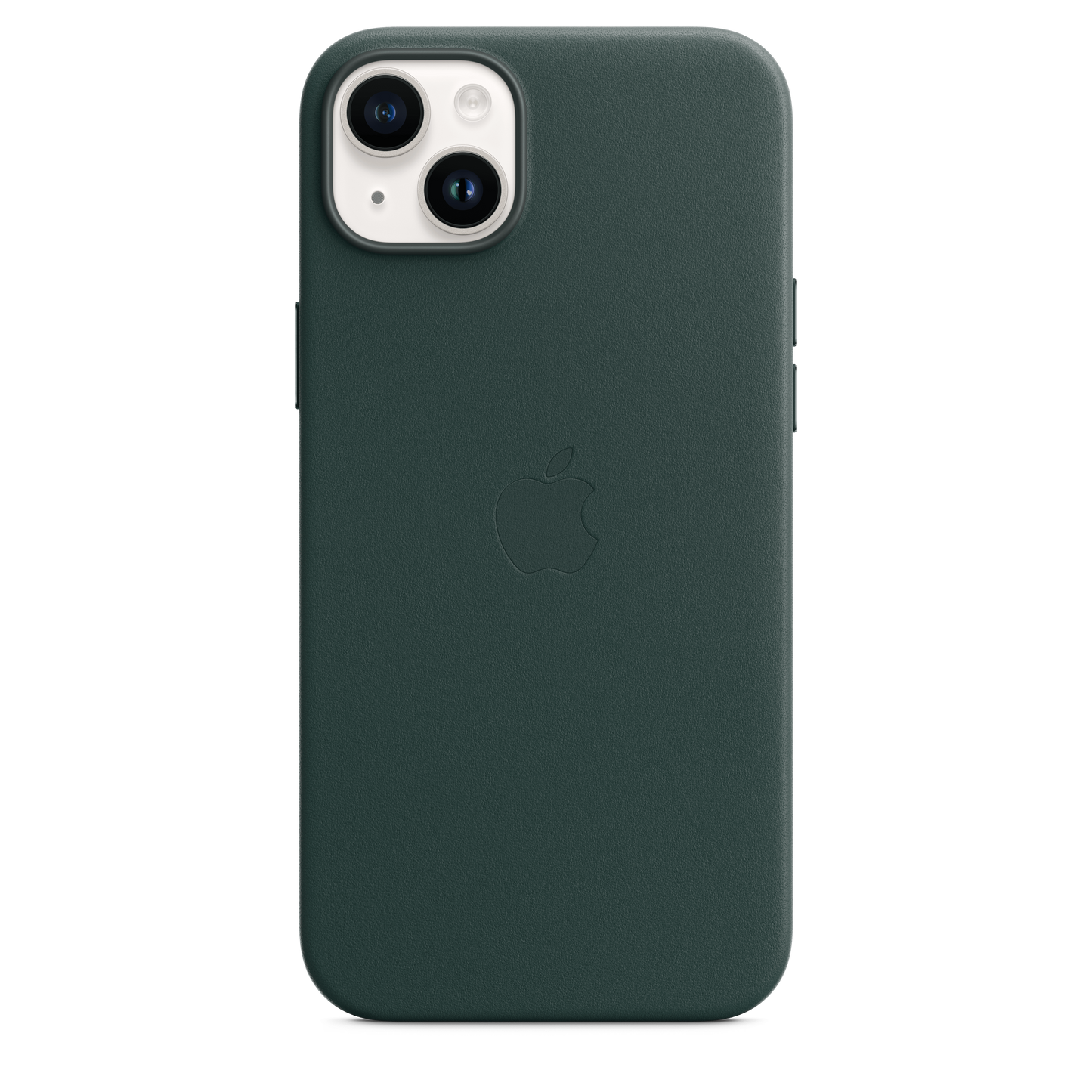 Funda de piel con MagSafe para iPhone 14 Plus - Verde bosque