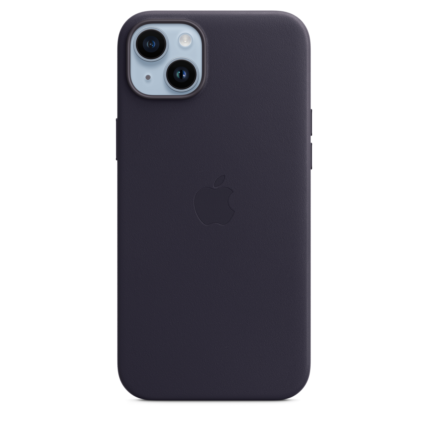 Funda de piel con MagSafe para iPhone 14 Plus - Tinta
