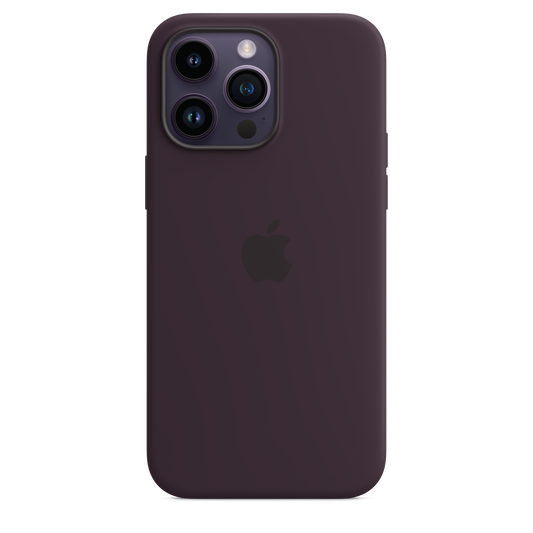 Funda de silicona con MagSafe para iPhone 14 Pro Max - Elderberry