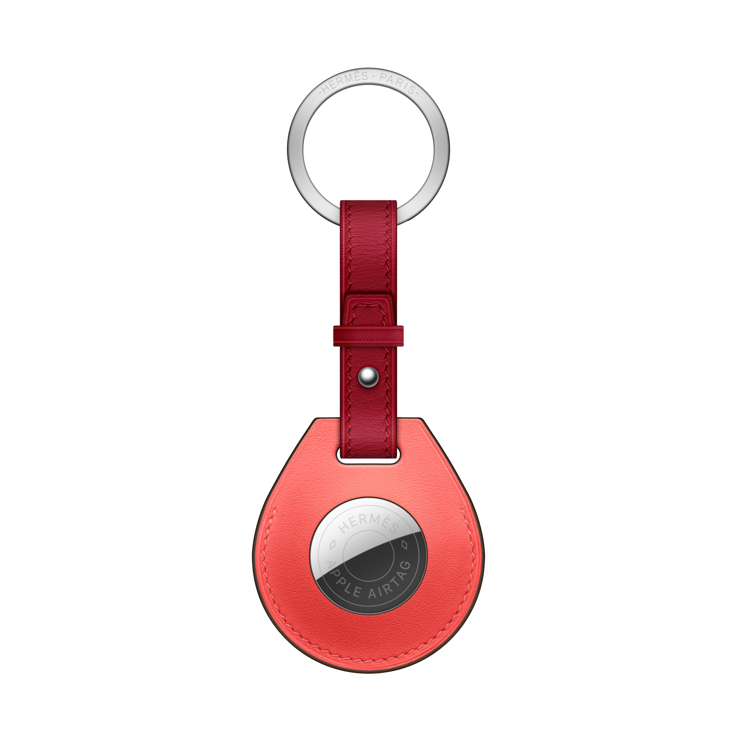 AirTag Hermès מחזיק מפתחות – Vert Rousseau
