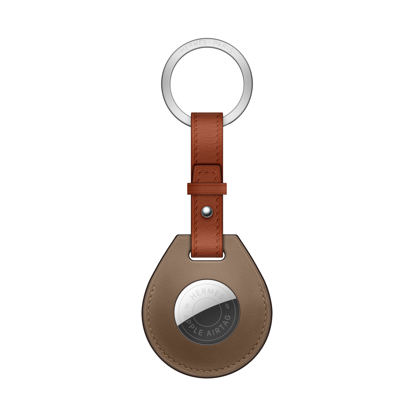 Charm para bolso AirTag Hermès - Beige de Weimar