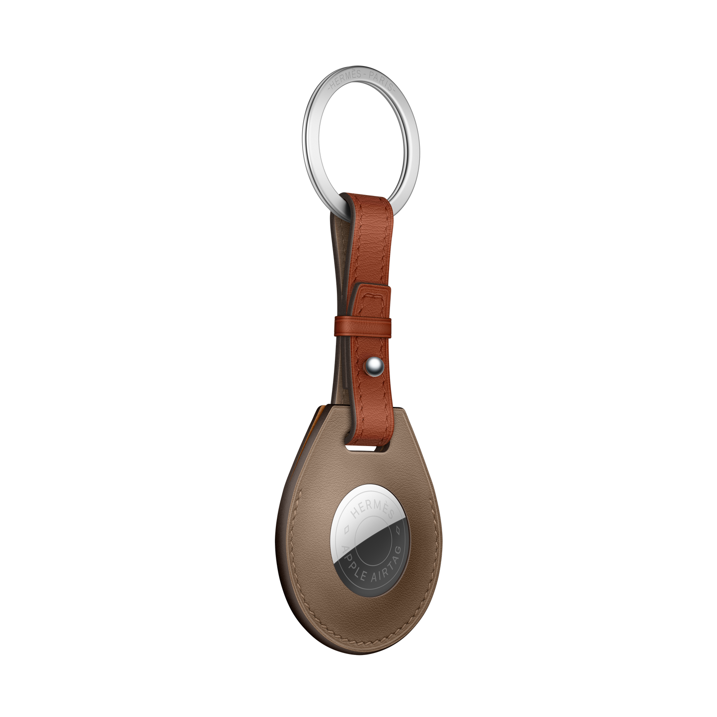 Charm para bolso AirTag Hermès - Beige de Weimar
