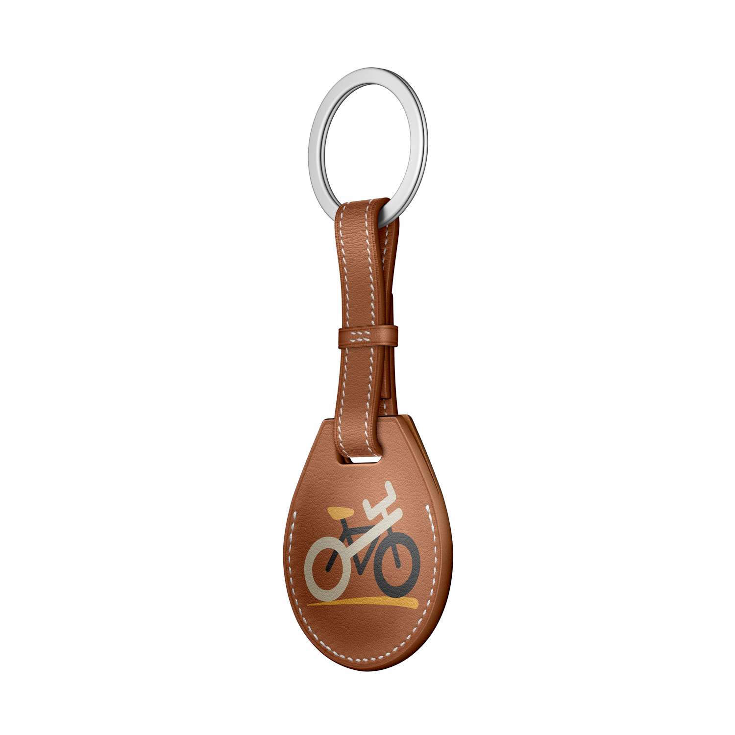 AirTag Hermès Bag Charm - Rose Texas