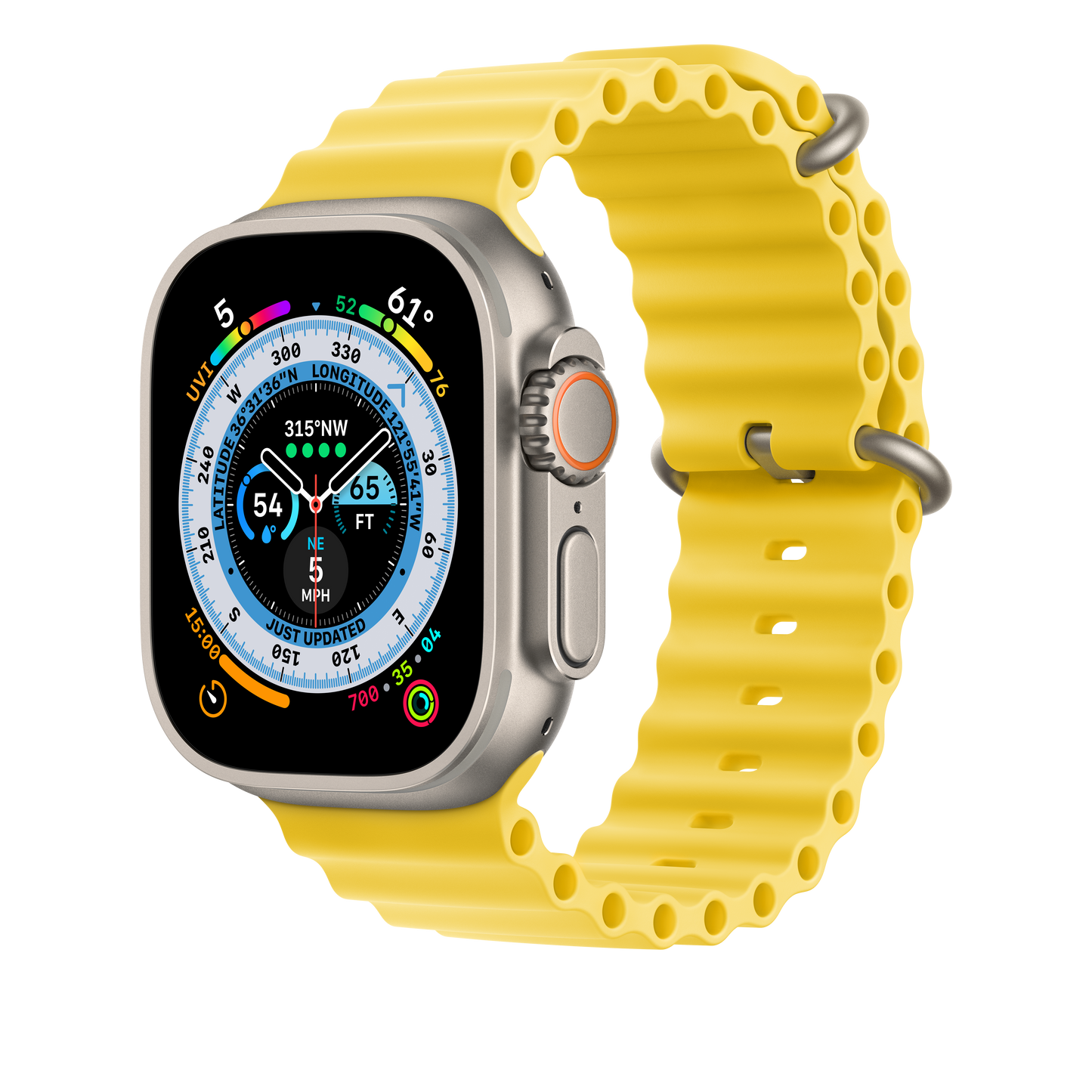 Banda oceánica amarilla de 49 mm