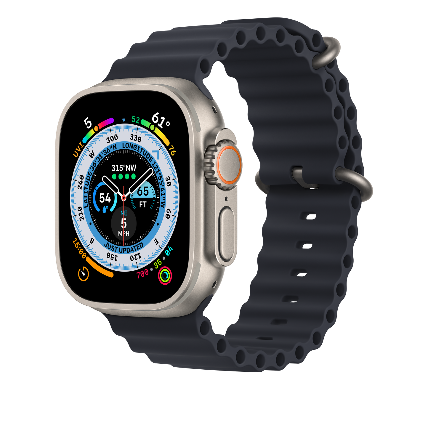 Banda de océano de medianoche de 49 mm