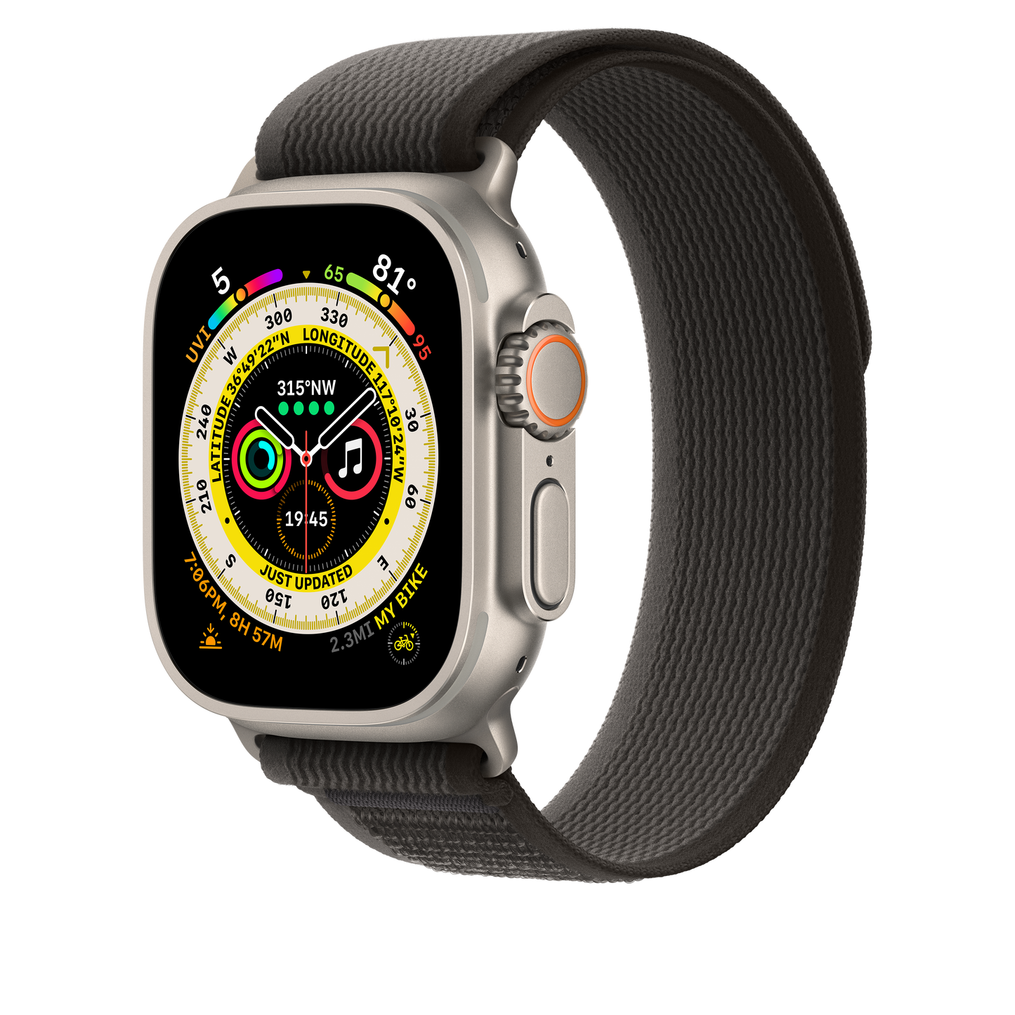 49mm Black/Gray Trail Loop - M/L