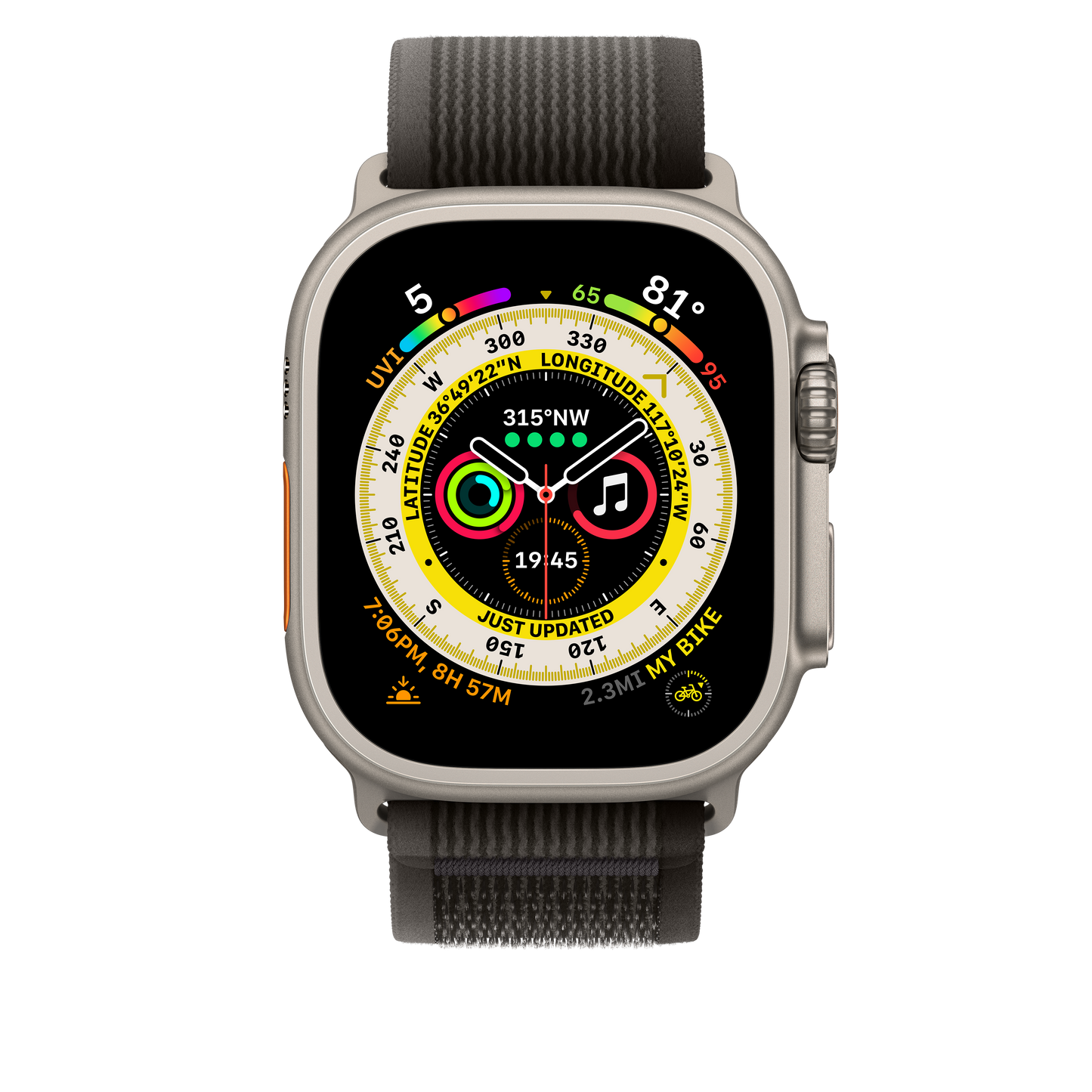 49mm Black/Gray Trail Loop - M/L