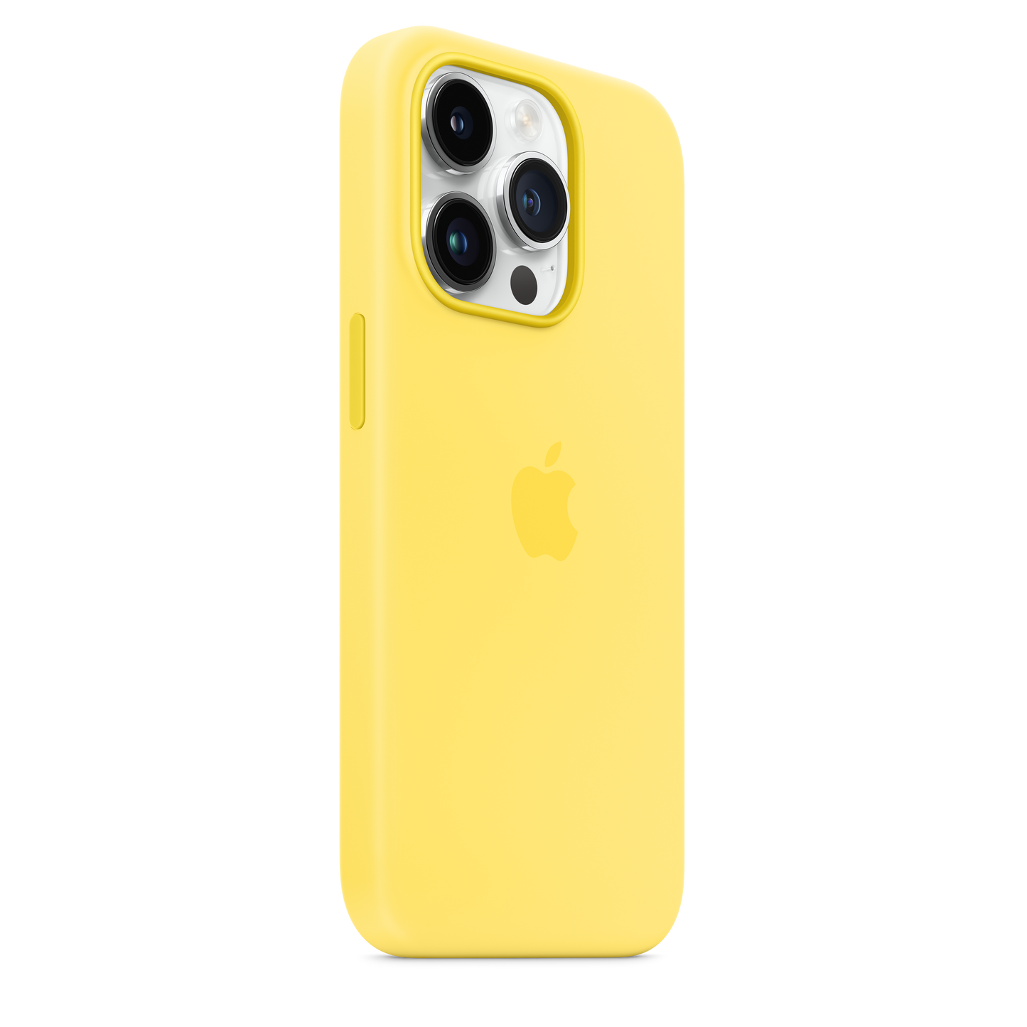Funda de silicona para iPhone 14 Pro con MagSafe - Amarillo Canario