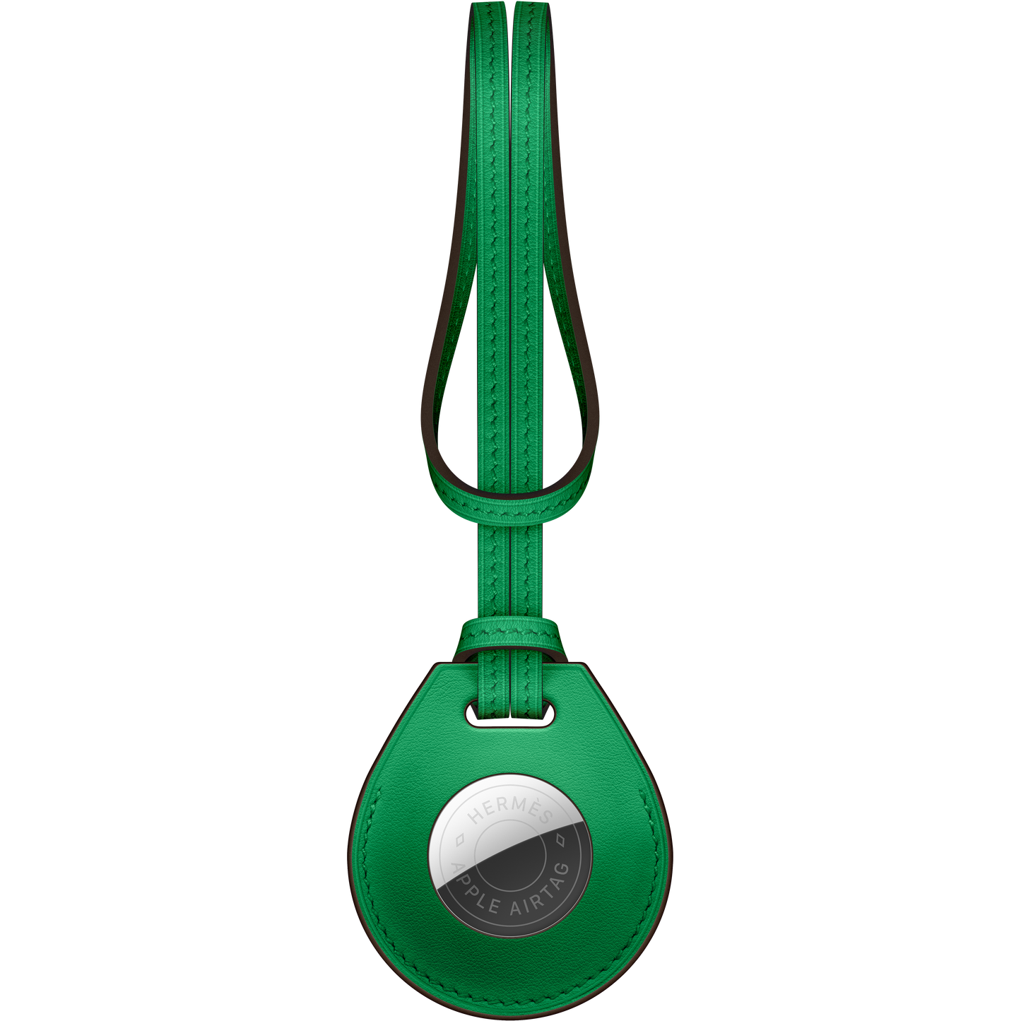 Charm para bolso AirTag Hermès - Bambú