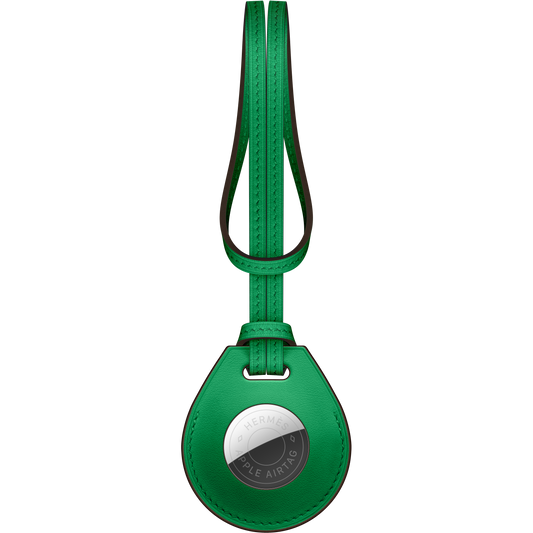 Charm para bolso AirTag Hermès - Bambú