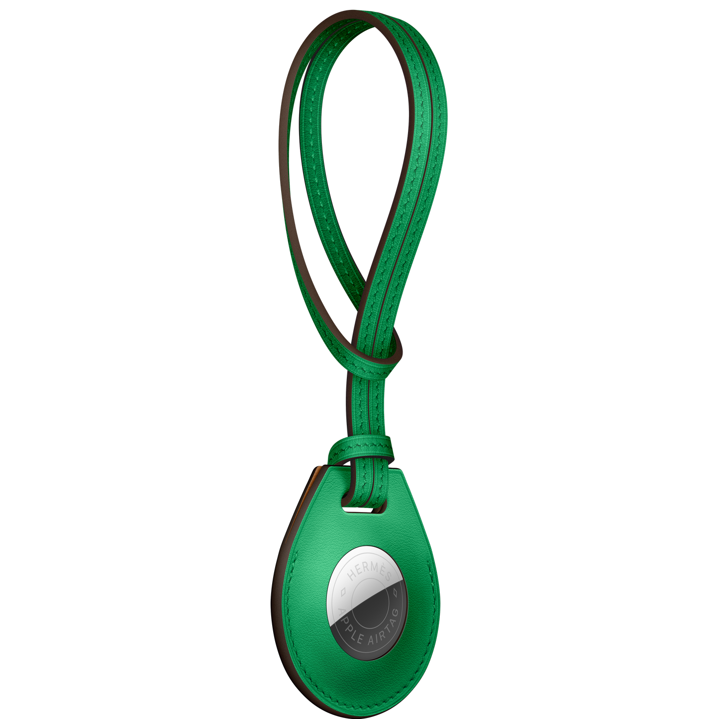 Charm para bolso AirTag Hermès - Bambú
